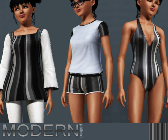 Sims 3 — MODERN by kelxaa — simple pattern for moderns sims