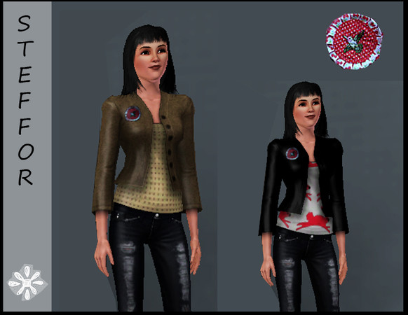 Sims 3 — steffor first puff sleeve jacket mesh by steffor — steffor first mesh puff jacket, a must have this winter ;-)