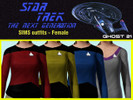 Sims 3 — STAR TREK TheNextGeneration Outfits - Female by Ghost21 — STAR TREK The Next Generation Outfits for Females.
