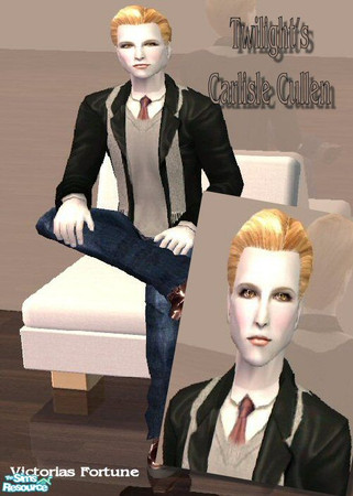 Sims 2 — VF Carlisle Cullen by fortunecookie1 — Here is my adaptation of Carlisle. He is pictured with un-labeled and