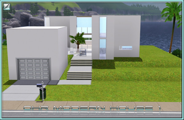 Sims 3 — OHR Modern House 1 by _Sanel_ — Ovahenort present you 1st Modern type of house for sims 3 from OHR Designs 