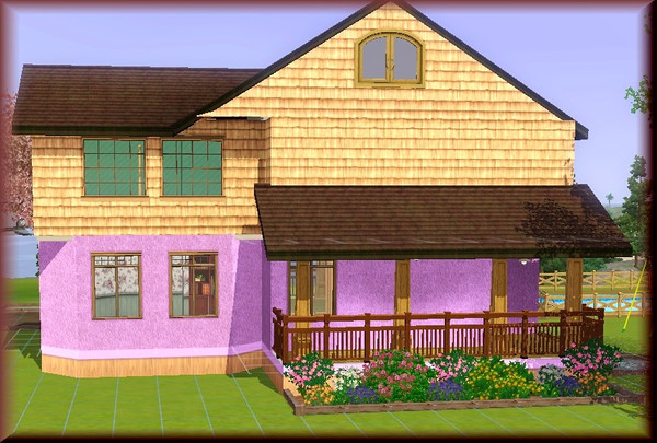 Sims 3 — Pink Treasure by Greda — This Lovely Home can be Yours for a very Low Price. With a Beautyful View over the Sea,
