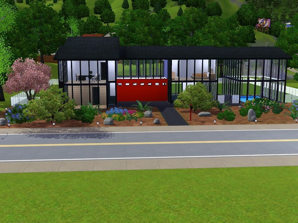 Sims 3 — Simply Modern by kattmc3 — Are your sims tired of country life.Then move them into this hi-tech masterpiece.This