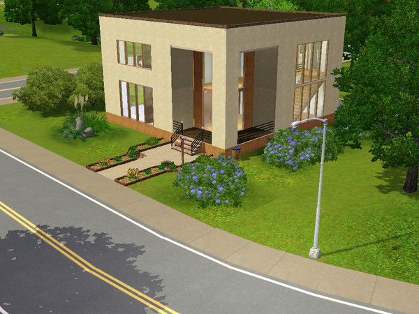 Sims 3 — Modern meets Classic by matomibotaki — Clear lines, simple design, just what it means - modern meets classic. 3