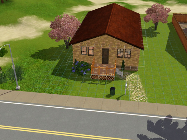 Sims 3 — Medium Modern Starter House (2 bedroom) by vikachue — Hope you enjoy this house. You can find more at