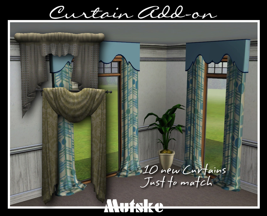 The Sims Resource - Curtain Add-ons