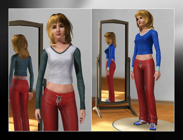 Sims 3 — LenaTopBlouse by moschino_K — Medium Breasts