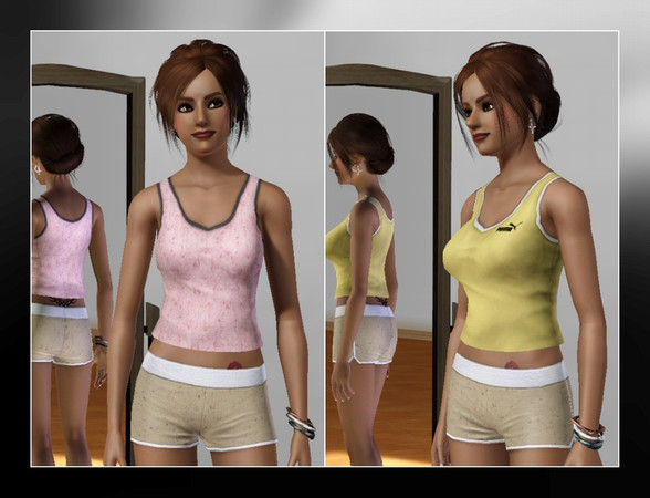 Sims 3 — CaraTopTankOver by moschino_K — Big Breasts