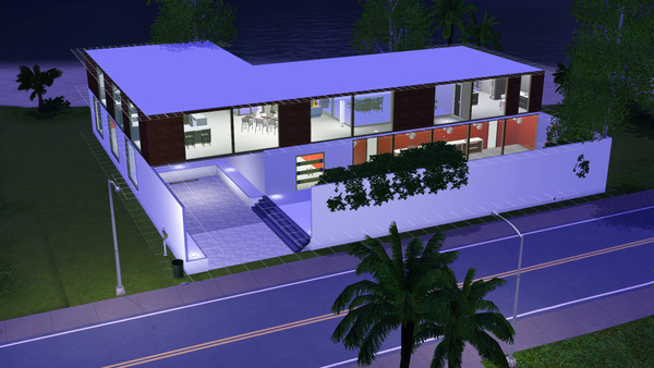 Sims 3 — Beach Home by Linnerd — Beach Home