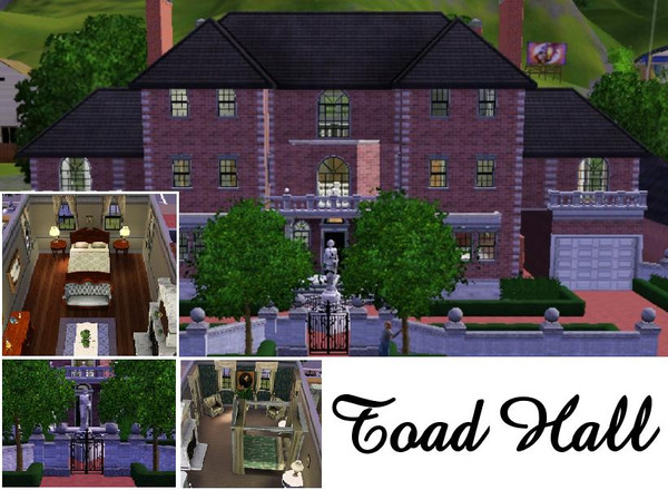 Sims 3 — Toad Hall by oldmember_Wildepeyrecave — This huge Georgian styled manor has the charm and beauty the classical