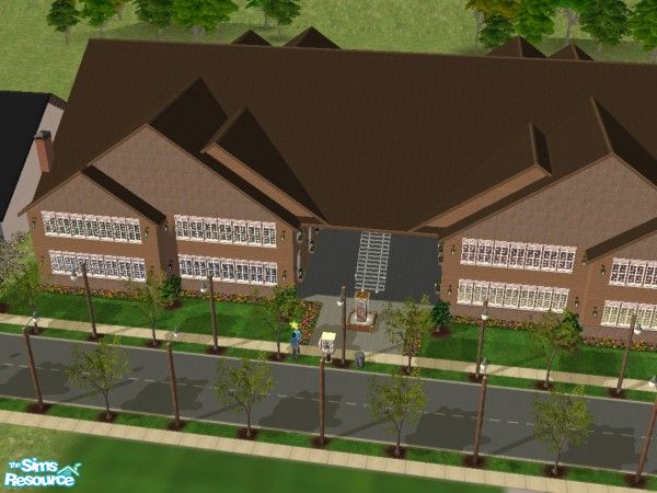 Sims 2 — Maxi King Terrace by squeakers — Small quiet complex, with lots of personality! 2 bedroom, 2 bathroom , elegant