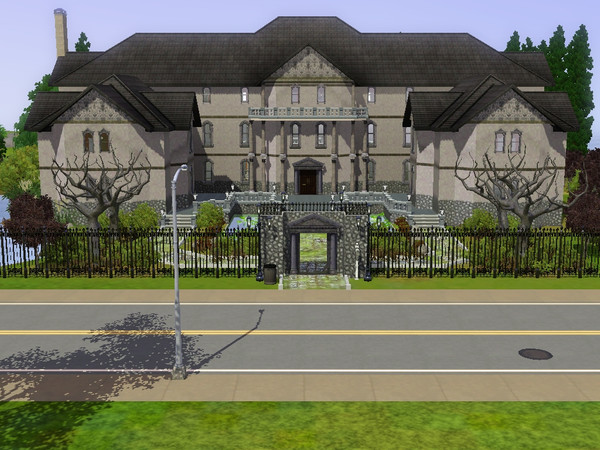 Sims 3 — Darkwood Manor by matomibotaki — Are you a sims who get scared to fast? Oh, so it is not the right house to live