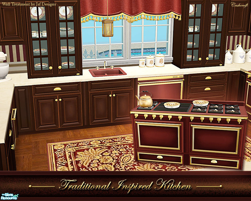 The Sims Resource Traditional Inspired Kitchen