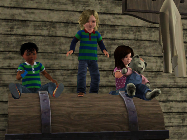 Sims 3 — Layered Polo shirt for toddlers by Emmies — Perfect for all your outdoor adventures! This cute little top will