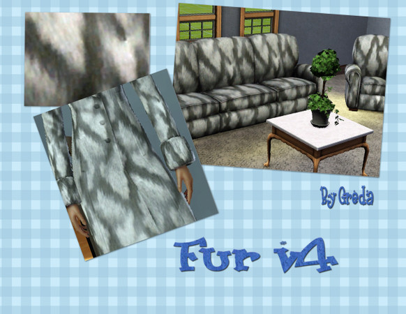 Sims 3 — Fur v4 by Greda — Fur Pattern