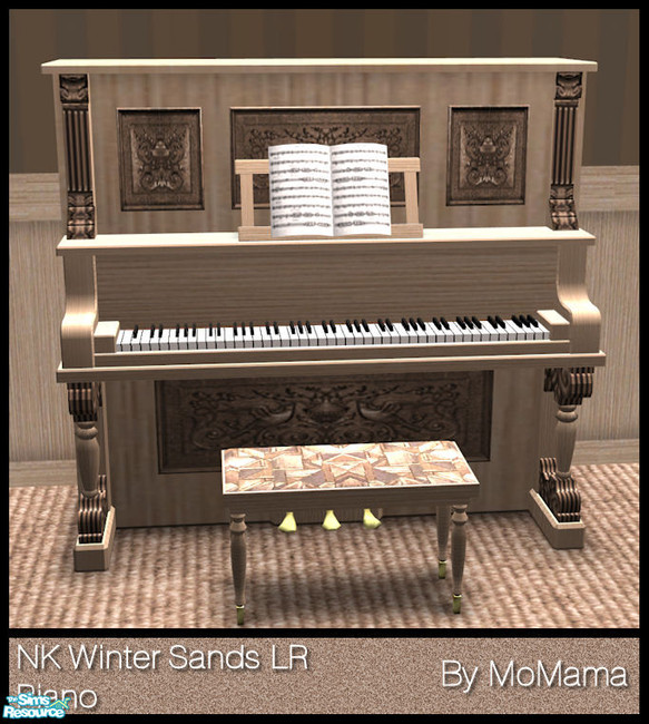 The Sims Resource - NK Winter Sands LR - Piano