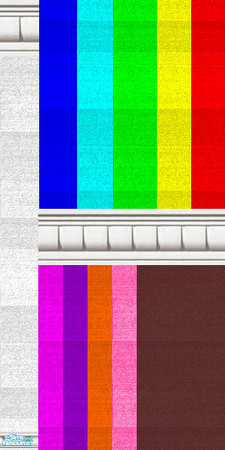 Sims 2 — SG Faux Paint by spectralgoddess — Cheap wallpaper made to look like paint! Some of my favorite walls, They