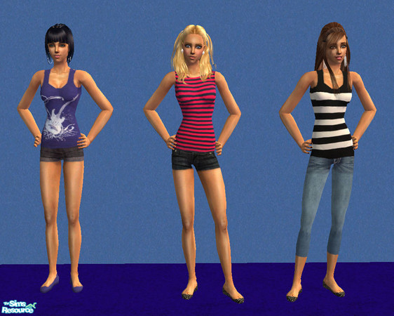 Sims 2 — Pack Female 2 by francisssko — No meshes needed, enjoy ^_^