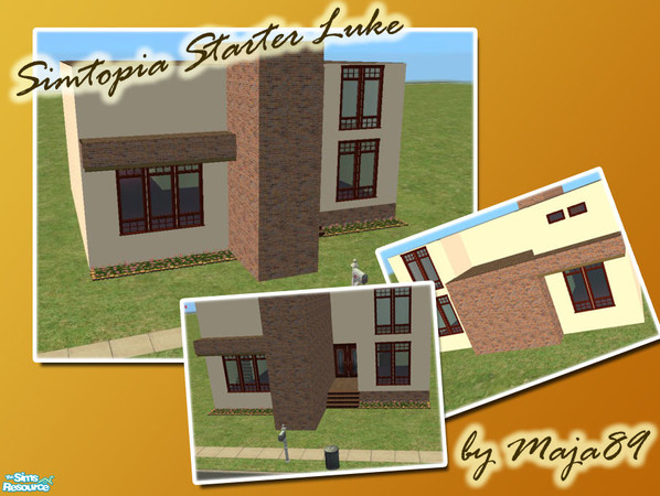 Sims 2 — Simtopia Starter Luke by maja89 — Cozy, but yet very modern starter for a small family on their begining to the