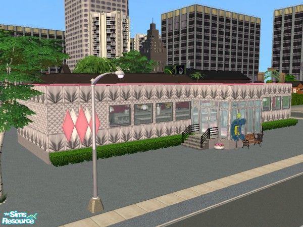 Sims 2 — Pink Diamond Diner by sadie7684 — 