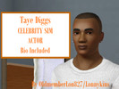 Sims 3 — Taye Diggs - Celebrity Sim by oldmember_Lon827 — One of Hollywood's rising stars, Taye Diggs may very well be