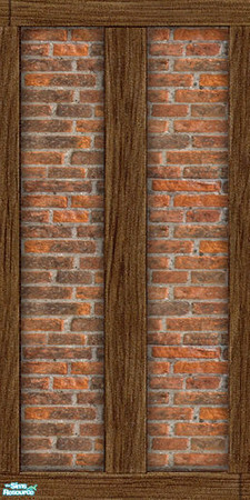 Sims 2 — Country Charm - Set6 - 43 by Donnha — As requested ... more options for the brick wall from CountryCharm Set5 -