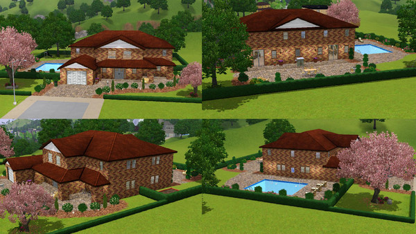 Sims 3 — Donna - 3br, 2.5ba by Flexina — A family house, with a big open space on the ground floor.