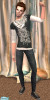 Sims 2 — Skinny Jeans and Tee-Shirts. by HunterHostage — Skinny Jeans and Tee-Shirts.