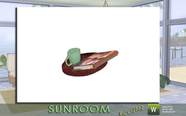 Sims 3 — Sunroom Deco Tray by TheNumbersWoman — This has no purpose except for pretty and cheap. By Ricci2882 at TSR.