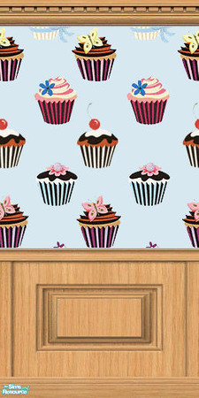 Sims 2 — Bakery Wallpaper 2 by Grammy_Moon — Bakery themed wallpaper