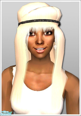 Sims 2 — fhair230909 - Hairband - Light Blonde by Lisa 86 — All colors properly binned. Mesh is for ages child - elder
