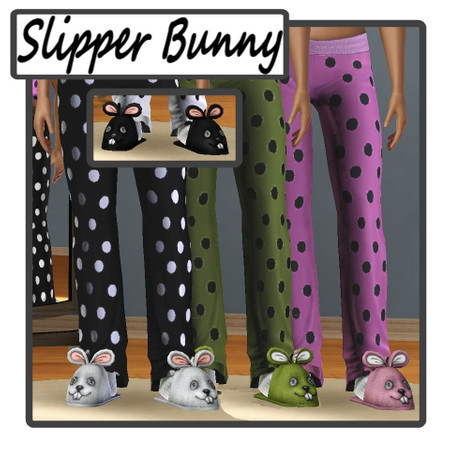 Sims 3 — Slipper Bunny by mensure — Slipper Bunnies for female. (Young Adult, Adult and Elder)