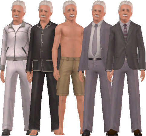 Sims 3 — Albert Einstein by marie88 — Famous scientist Albert Einstein.