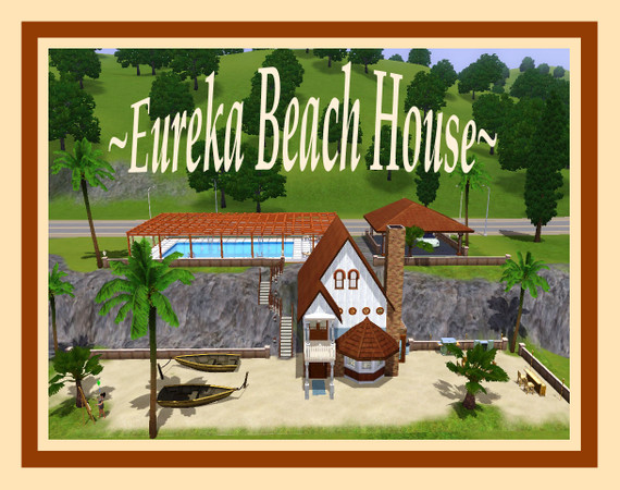 Sims 3 — Eureka Beach House by paramiti — 120 Wright Way... This Beach House was once an old Victorian Home completely