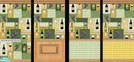 Sims 2 — Wine Lover Wallpaper Set by Grammy_Moon — Wine themed wallpaper great for the home or a community lot.
