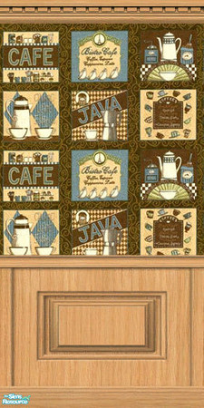 Sims 2 — Cafe Wallpaper 3 by Grammy_Moon — Cafe themed wallpaper