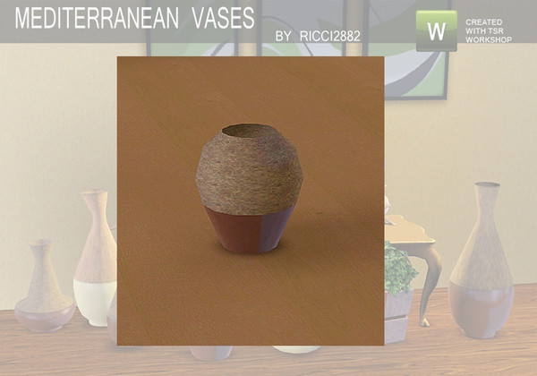 Sims 3 — Regular Large Vase by TheNumbersWoman — Well Kind of Normal Anyway...Cheap Too. By Ricci2882 at TSR.