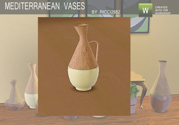 Sims 3 — Vase Set Pitcher by TheNumbersWoman — Part of the Cheapo Vases. By Ricci2882 at TSR.
