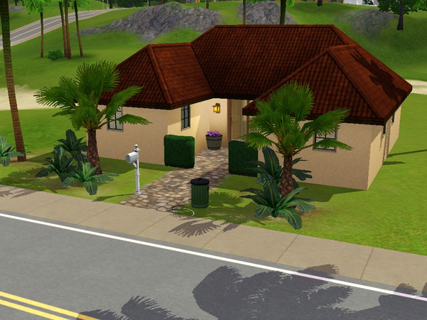 Sims 3 — Starter Home YUMA by oldmember_deviantangelfly — This bespoke two bedroom home has one full bath and a large