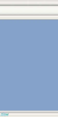 Sims 2 — Blue paints with plaster cornice - Bluebell With Plaster Cornice by HollyChappell — Cool and cosmopolitan tones