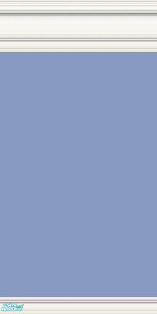 Sims 2 — Blue paints with plaster cornice - Columbian With Plaster Cornice by HollyChappell — Cool and cosmopolitan tones