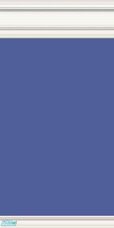 Sims 2 — Blue paints with plaster cornice - Denim With Plaster Cornice by HollyChappell — Cool and cosmopolitan tones