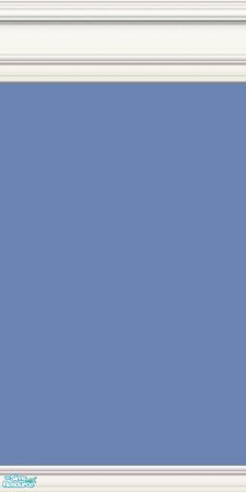 Sims 2 — Blue paints with plaster cornice - Glory With Plaster Cornice by HollyChappell — Cool and cosmopolitan tones