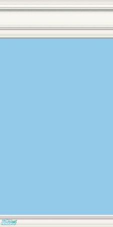 Sims 2 — Blue paints with plaster cornice - Maya With Plaster Cornice by HollyChappell — Cool and cosmopolitan tones with
