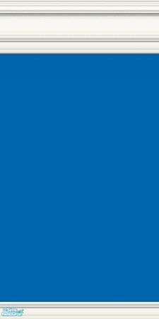 Sims 2 — Blue paints with plaster cornice - Persian Blue With Plaster Cornice by HollyChappell — Cool and cosmopolitan