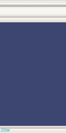 Sims 2 — Blue paints with plaster cornice - Pirate Ship With Plaster Cornice by HollyChappell — Cool and cosmopolitan