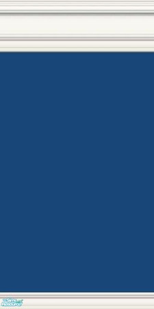 Sims 2 — Blue paints with plaster cornice - Royal Blue With Plaster Cornice by HollyChappell — Cool and cosmopolitan