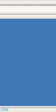 Sims 2 — Blue paints with plaster cornice - Vibrant With Plaster Cornice by HollyChappell — Cool and cosmopolitan tones