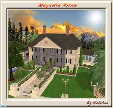 Sims 2 — Magnolia Estate by katalina — Southern charm and gracious living is what makes this home a place to raise your