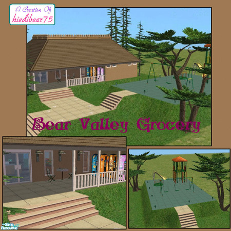 Sims 2 — Bear Valley Grocery by hiedibear75 — Bear Valley Grocery....the grocery store that\'s more than just a nice